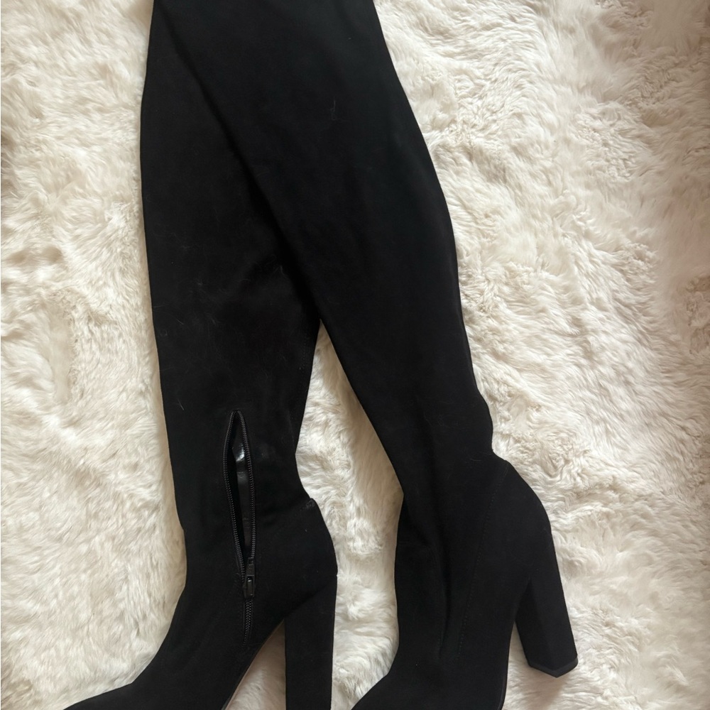 Black Over-the-Knee Women's Boots